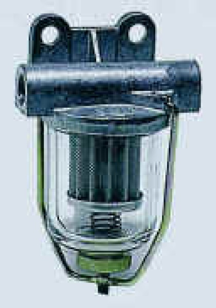 Treibstofffilter mit transparentem Schauglas Durchfluss: 50 l/h (optimal), 250 l/h (maximal)