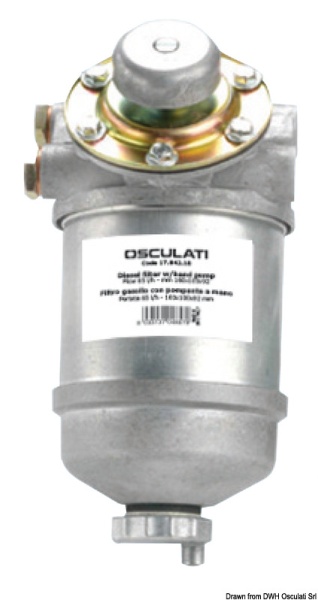 Vorfilter für Diesel m. Handpumpe
