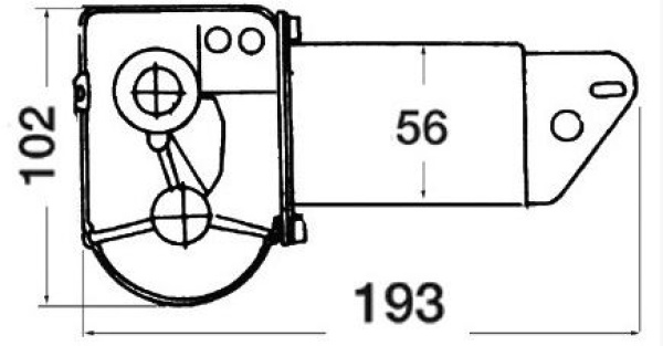 TMC Scheibenwischer, wasserdicht 24 V