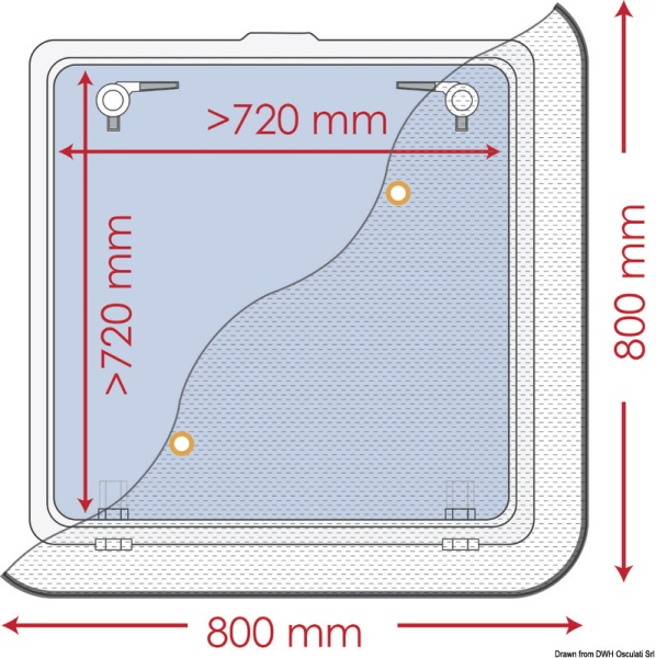 Mückennetz 800 x 800 mm - Zusatzbild 1