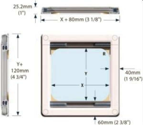 Pleated Screen x Bomar 1039 W