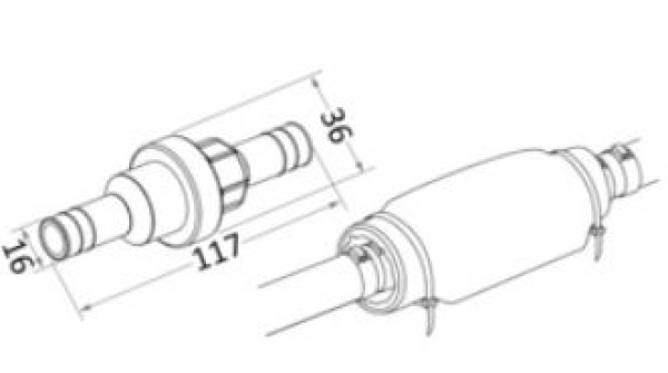 Sperrvorrichtung für Kraftstoff, ISO 7840 - Zusatzbild 1