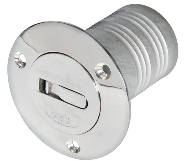 Einfüllstutzen Messing verchromt Neutral 38 mm