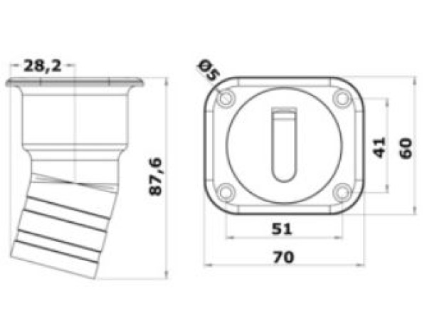 Square Fuel Ausführung 38 mm