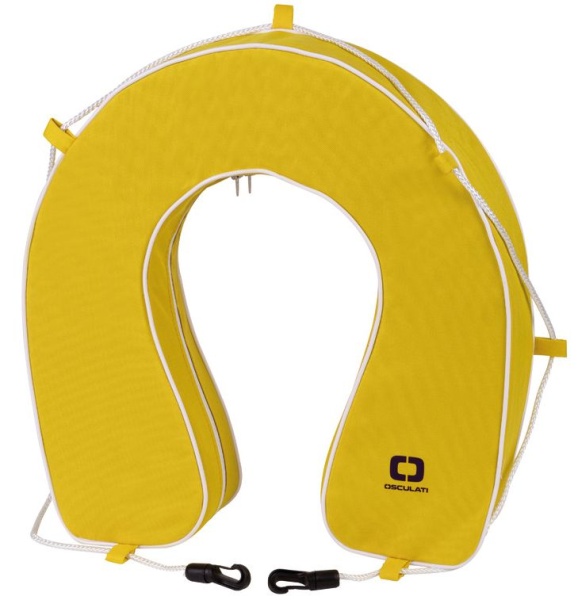 Weicher Hufeisen-Rettungsring PVC Ø55cm , gelb