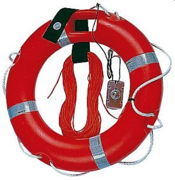 Rettungsring mit Zubehör nach Marine Equipment, 40 x 64 cm