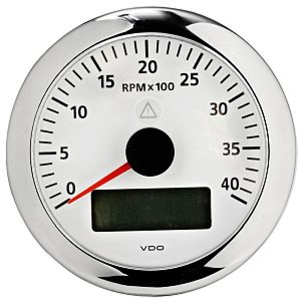 VDO Drezahlmesser ViewLine, weiß 4000 U/min