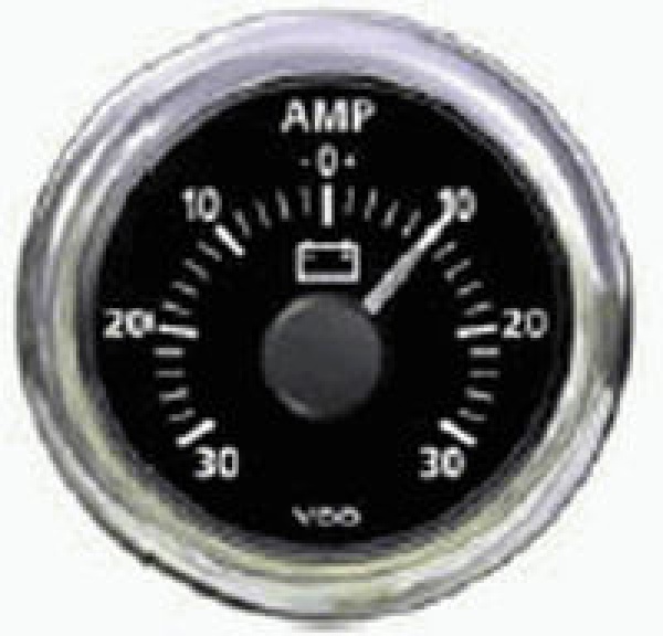 Amperemeter, schwarz -60 A + 60 A