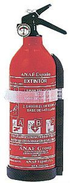 Pulver-Feuerlöscher 1kg 5A 34B C UK/Frankreich