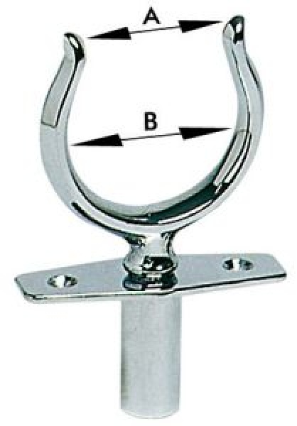 Ruderdolle 46 mm, mit Blindbuchse