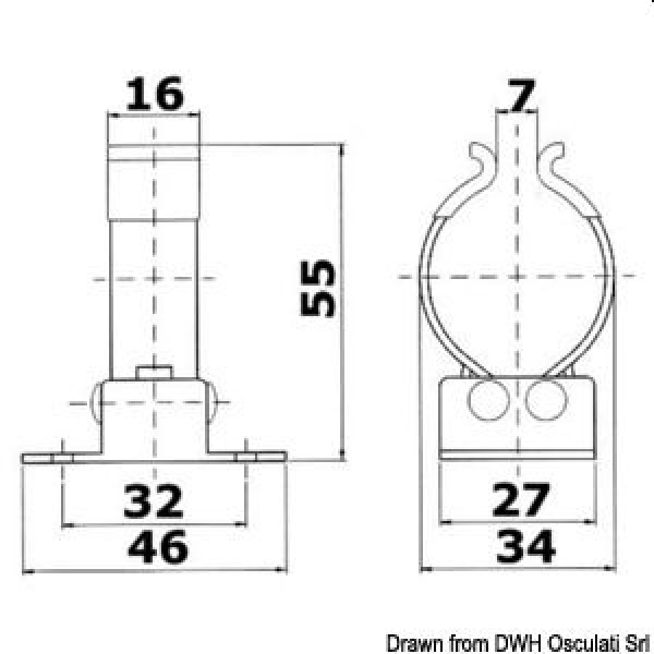 Clip aus Va-Stahl 30/35 mm