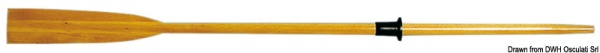 Ruder 200 cm, Buchenholz