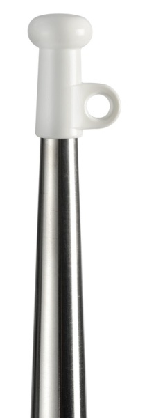 Flaggenstock Edelstahl Kegelschnitt ohne Halter 40cm 14 mm