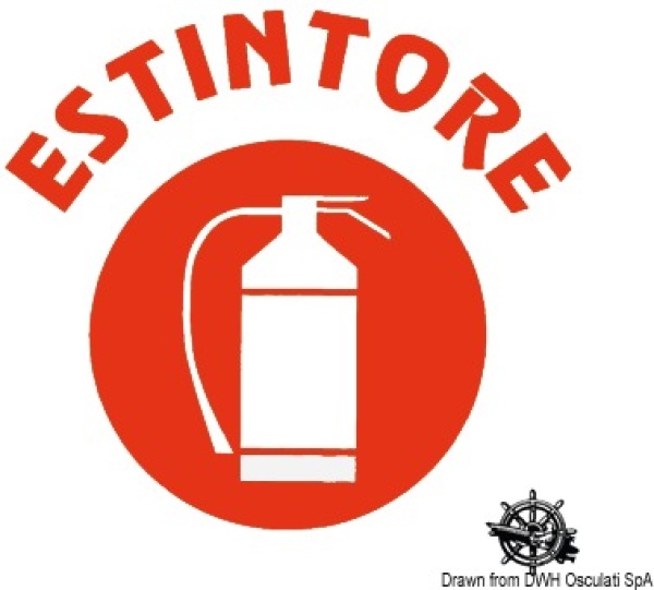 CE-Klebeschild Feuerlöscher