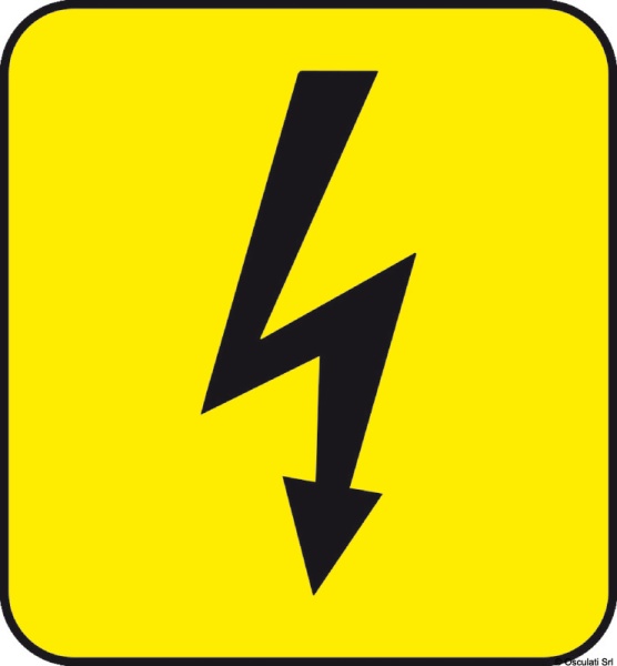 Warnaufkleber für aktuelle Gefahren (Bogen mit 10 Logos) 25x27