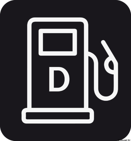 Diesel-Frachtaufkleber (Bogen mit 10 Logos) 25x27mm