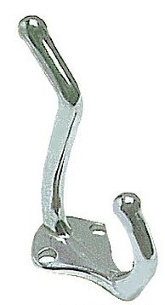 Kleiderhaken VA-Stahl, poliert 40x26x70 mm