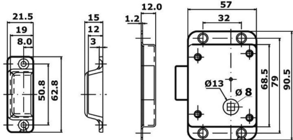 Schlüssel m. Knauf 16/38 mm