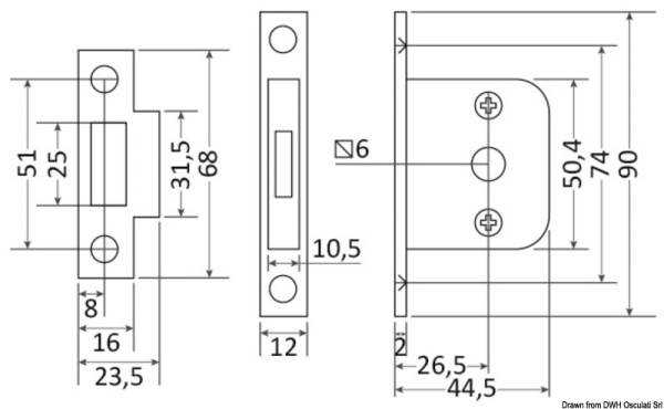 Einfacher Schlüssel ohne Verriegelung