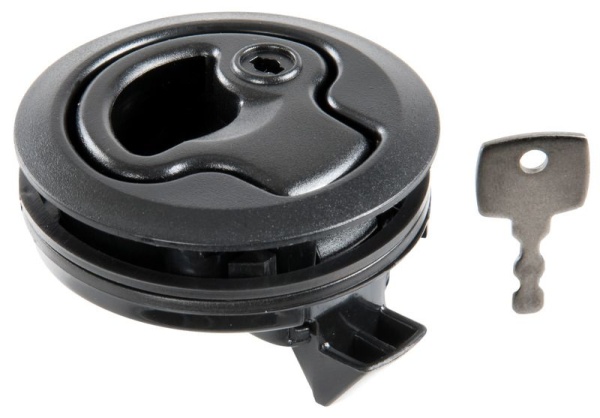 Bodenheber Nylon, schwarz mit Schloß