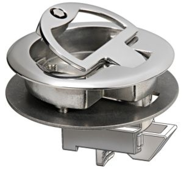 Bodenheber AISI316 mit Schloß, 5-12 mm