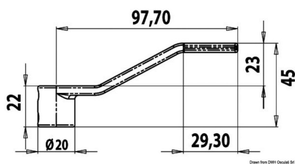 Ersatzhebel f. Bodenheber 45 mm - Zusatzbild 1
