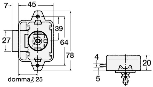 Nylonknarre, einfach vor Vibration geschütz