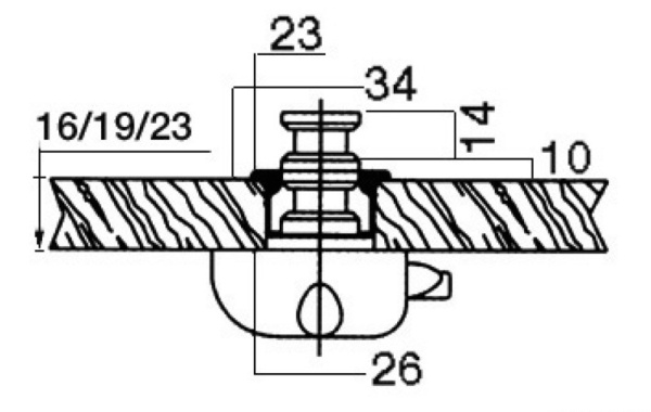 Nylonknarre, einfach vor Vibration geschütz