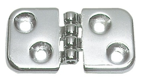 Scharnier Messing, verchromt 60x32 mm