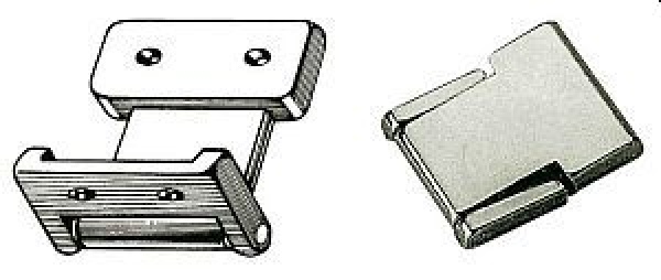 Flush Deck Scharnier 34x28 mm