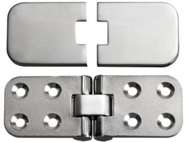 Präzisionsklappscharnier 180°-Drehung 110x42 mm