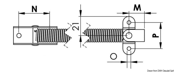 Federklapphalter 220 mm C - Zusatzbild 1