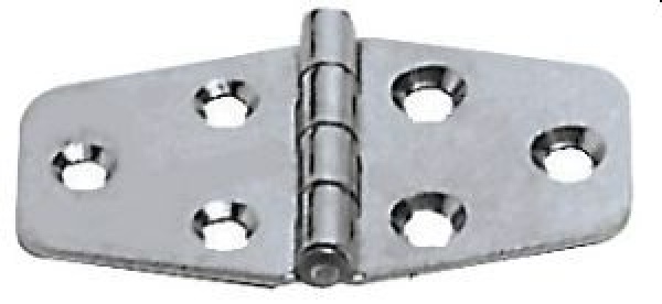 Edelstahlscharnier 70x38 mm