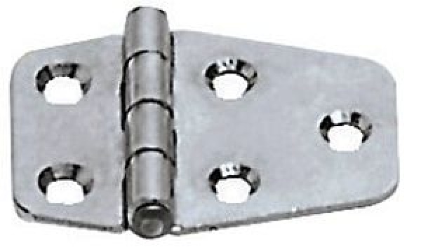 Edelstahlscharnier 51,5x27 mm