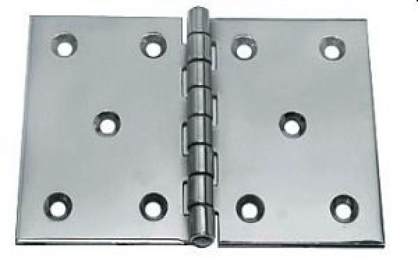 Edelstahlscharnier 130x90 mm