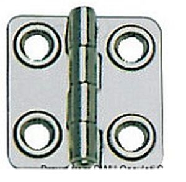 Scharnier AISI316, poliert 44x46 mm