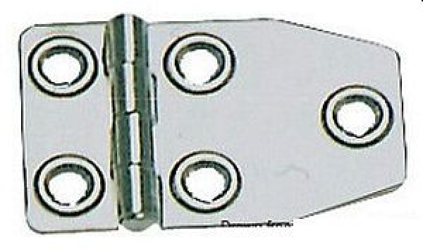 Scharnier AISI316, poliert 73x46 mm