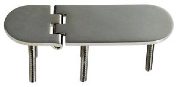 Scharnier C 95° AISI316 126x40 mm