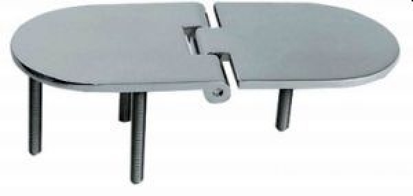 Scharnier C 95° AISI316 160x70 mm