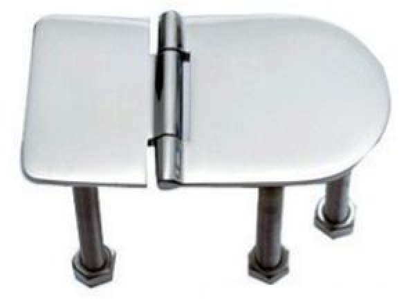 Scharnier D 95° AISI316 76x40 mm