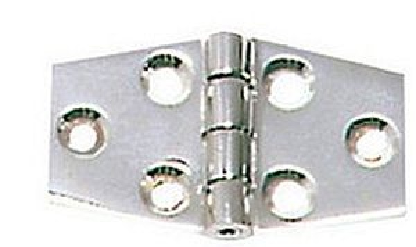 Scharnier, gegossen AISI316 62x37 mm