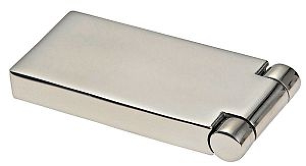 Einbauscharnier AISI316, hochglanzpoliert 75x35 mm