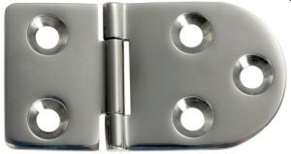 Scharnier A 180° AISI316 76x40 mm