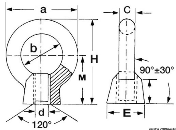 Ringmutter AISI316 26 mm - Zusatzbild 1