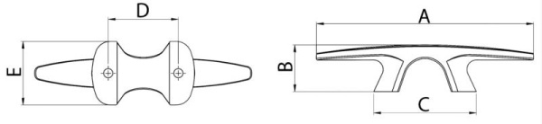 Bull Dog Black Line Klampe 158 mm