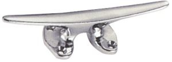 Klampe Messing, verchromt 50 mm