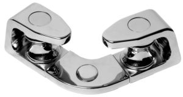 Eckige Lippklampe m. Rollen 120°