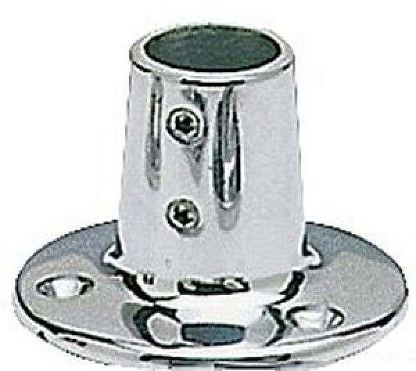 Relingstützenhalter, rund AISI316 90° 25 mm