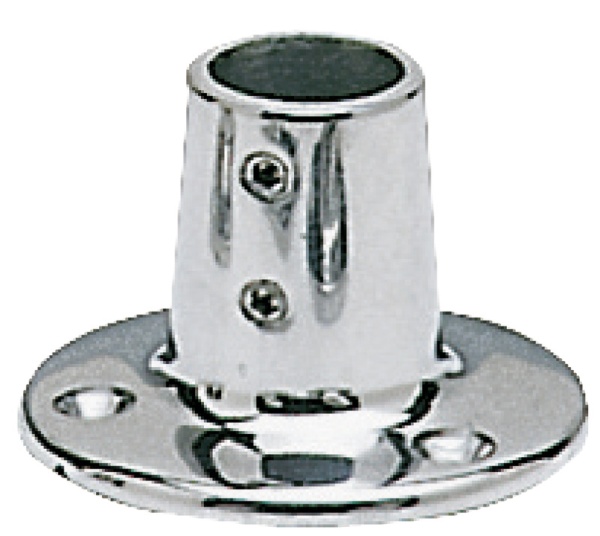 Relingstützenhalter, rund AISI316 90° 25 mm