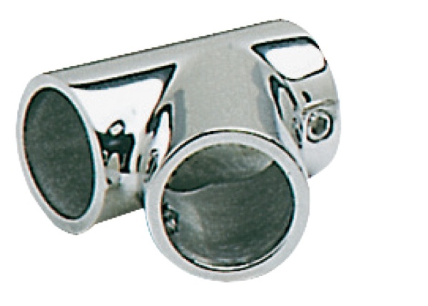 Relingstützenverbindung T-förmig 60° 30 mm